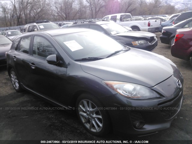 JM1BL1L52C1575986 - 2012 MAZDA 3 S GRAY photo 1