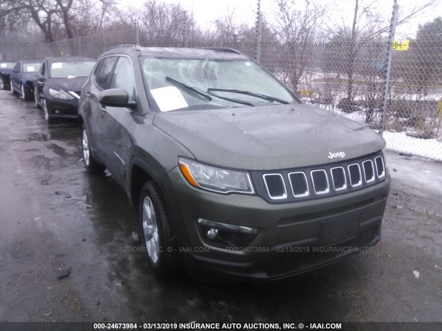 3C4NJCBB6HT643275 - 2017 JEEP COMPASS LATITUDE GREEN photo 1