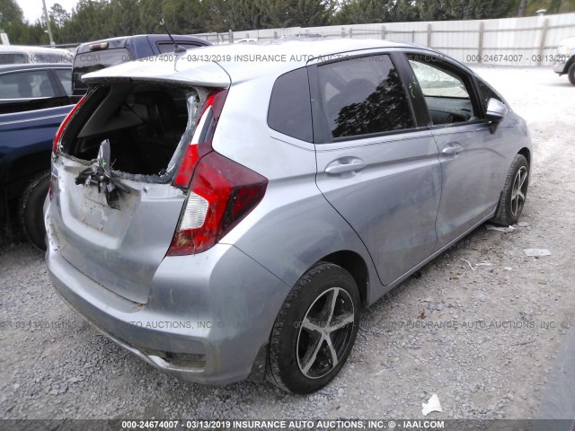 3HGGK5H47KM711158 - 2019 HONDA FIT LX SILVER photo 4