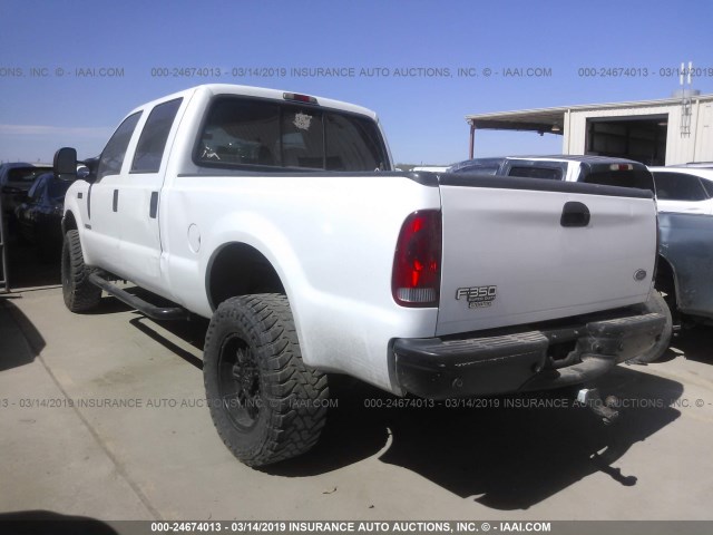 1FTSW31P93ED11065 - 2003 FORD F350 SRW SUPER DUTY WHITE photo 3