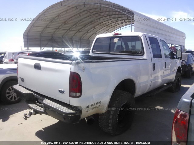 1FTSW31P93ED11065 - 2003 FORD F350 SRW SUPER DUTY WHITE photo 4