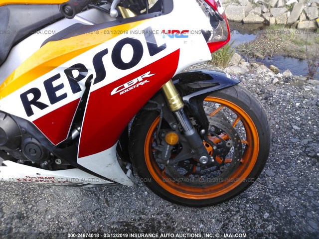 JH2SC5948FK700100 - 2015 HONDA CBR1000 RR ORANGE photo 5