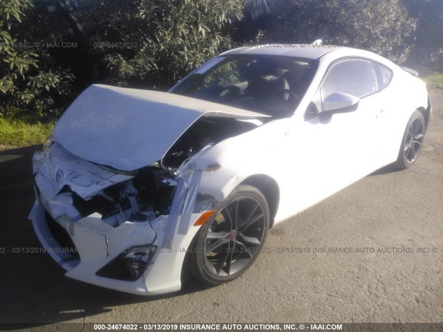 JF1ZNAA15G8700944 - 2016 TOYOTA SCION FR-S WHITE photo 2