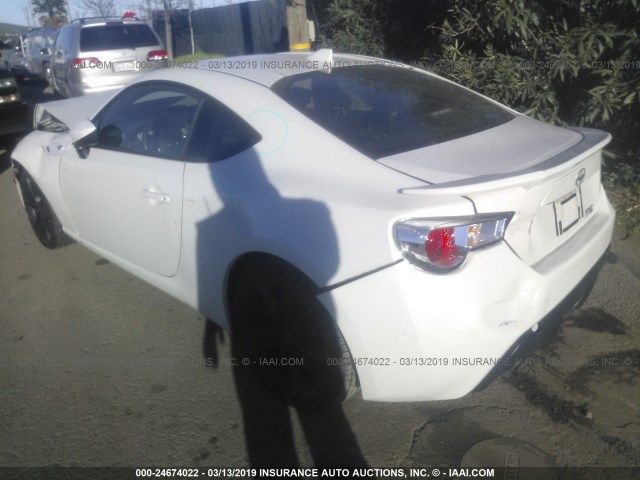 JF1ZNAA15G8700944 - 2016 TOYOTA SCION FR-S WHITE photo 3