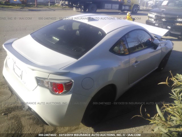 JF1ZNAA15G8700944 - 2016 TOYOTA SCION FR-S WHITE photo 4
