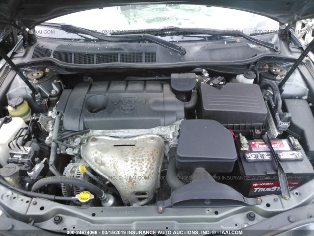 4T1BF3EK9BU155964 - 2011 TOYOTA CAMRY SE/LE/XLE GRAY photo 10