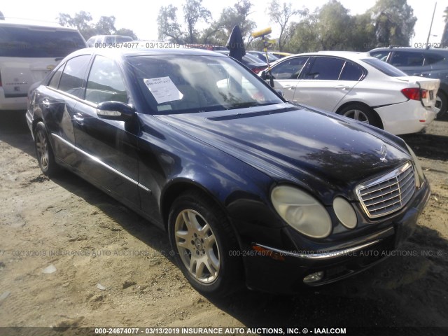 WDBUF65J23A106080 - 2003 MERCEDES-BENZ E 320 BLUE photo 1