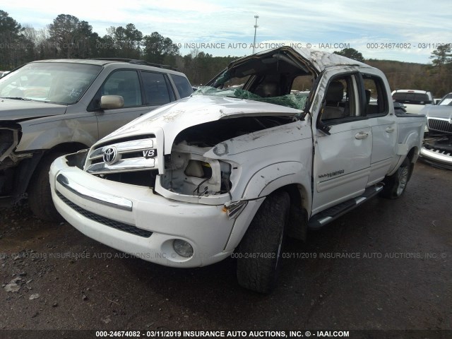 5TBET34176S559903 - 2006 TOYOTA TUNDRA DOUBLE CAB SR5 WHITE photo 6