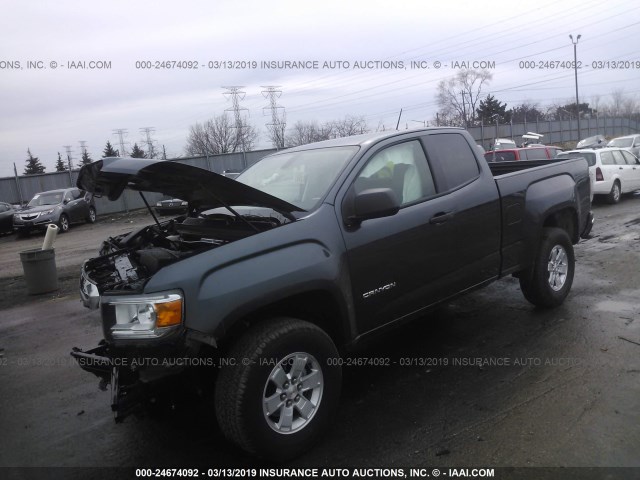 1GTH5AEA0K1190388 - 2019 GMC CANYON BLACK photo 2