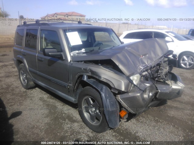 1J8HH48N16C176039 - 2006 JEEP COMMANDER GOLD photo 1