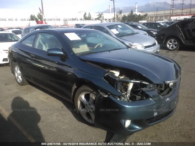 4T1CA30P06U104980 - 2006 TOYOTA CAMRY SOLARA SE/SLE BLUE photo 1
