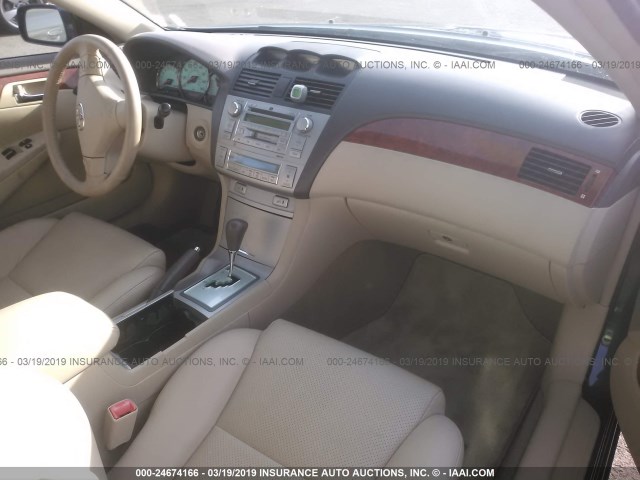 4T1CA30P06U104980 - 2006 TOYOTA CAMRY SOLARA SE/SLE BLUE photo 5