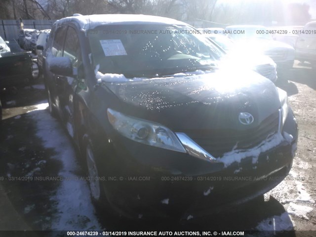 5TDKK3DC2BS105700 - 2011 TOYOTA SIENNA LE BLUE photo 1