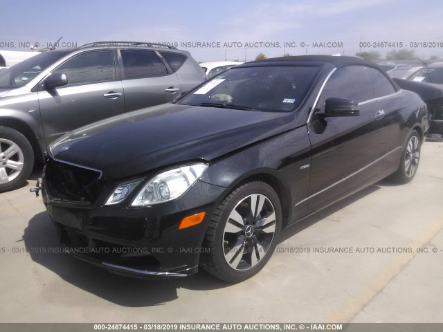 WDDKK5KF3CF143601 - 2012 MERCEDES-BENZ E 350 BLACK photo 2