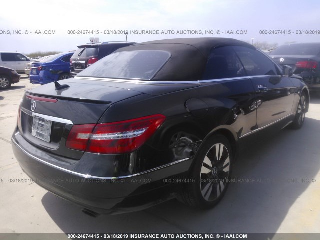 WDDKK5KF3CF143601 - 2012 MERCEDES-BENZ E 350 BLACK photo 4