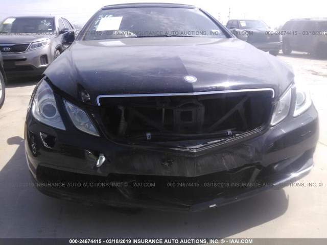 WDDKK5KF3CF143601 - 2012 MERCEDES-BENZ E 350 BLACK photo 6