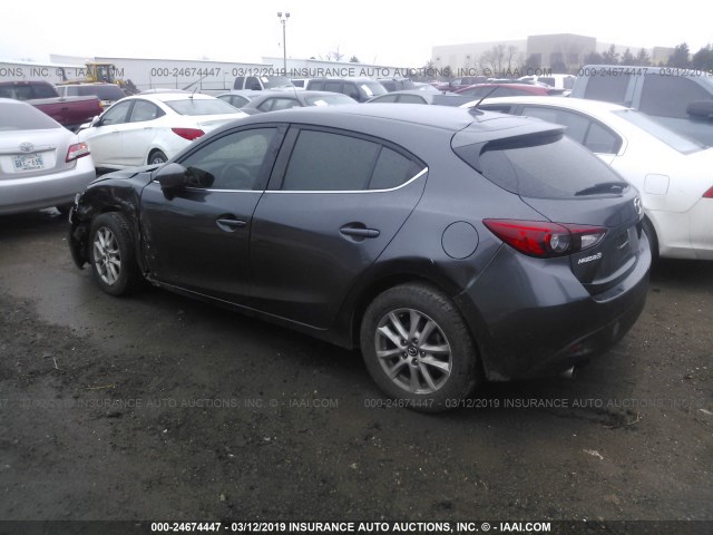 3MZBM1L76EM111746 - 2014 MAZDA 3 TOURING GRAY photo 3