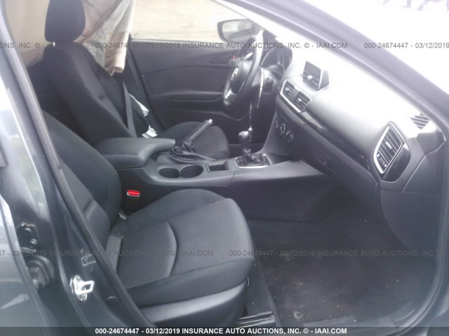 3MZBM1L76EM111746 - 2014 MAZDA 3 TOURING GRAY photo 5