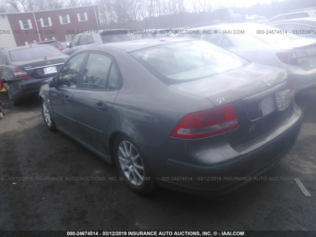 YS3FD49YX51054933 - 2005 SAAB 9-3 ARC GRAY photo 3