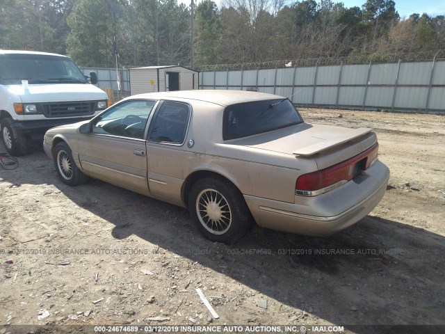 1MELM62W0VH632400 - 1997 MERCURY COUGAR XR7/30TH ANNIVERSARY GOLD photo 3