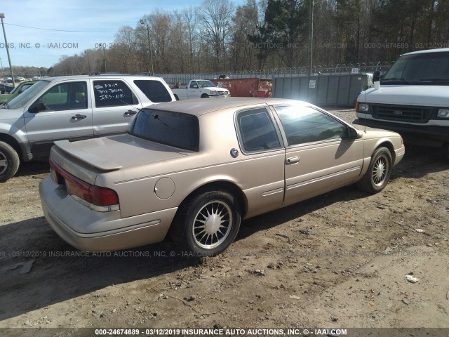 1MELM62W0VH632400 - 1997 MERCURY COUGAR XR7/30TH ANNIVERSARY GOLD photo 4