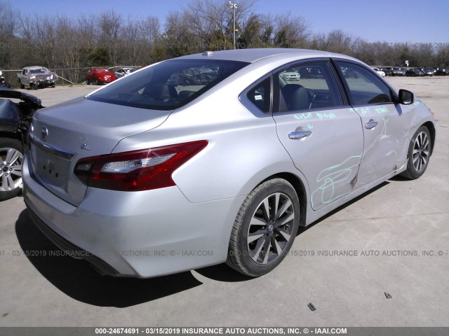 1N4AL3AP4JC170702 - 2018 NISSAN ALTIMA 2.5/S/SV/SL/SR SILVER photo 4