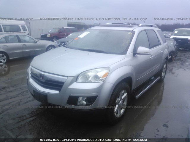 5GZER23768J274632 - 2008 SATURN OUTLOOK XR SILVER photo 2