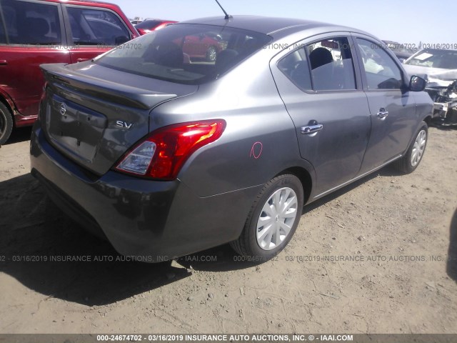 3N1CN7APXGL888551 - 2016 NISSAN VERSA S/S PLUS/SV/SL GRAY photo 4