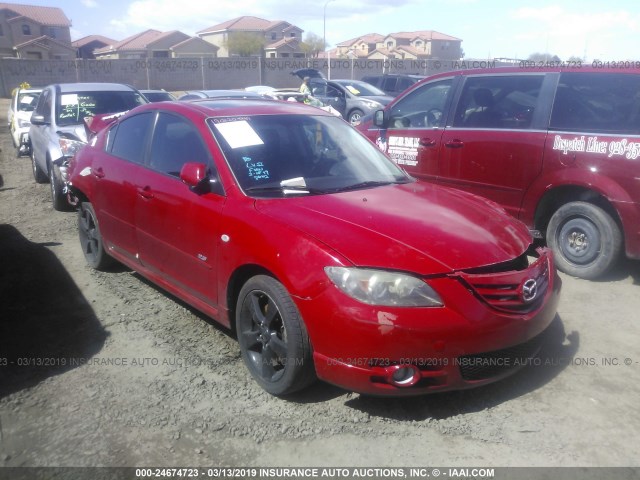 JM1BK323161401586 - 2006 MAZDA 3 S RED photo 1