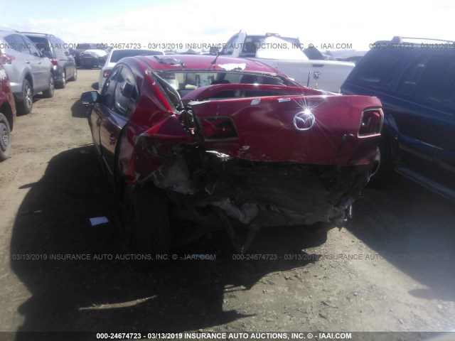 JM1BK323161401586 - 2006 MAZDA 3 S RED photo 6