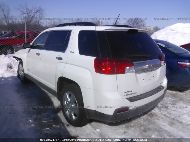 2GKFLWEK3E6223389 - 2014 GMC TERRAIN SLE WHITE photo 3