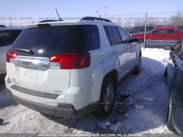 2GKFLWEK3E6223389 - 2014 GMC TERRAIN SLE WHITE photo 4