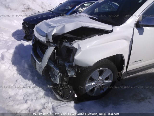 2GKFLWEK3E6223389 - 2014 GMC TERRAIN SLE WHITE photo 6