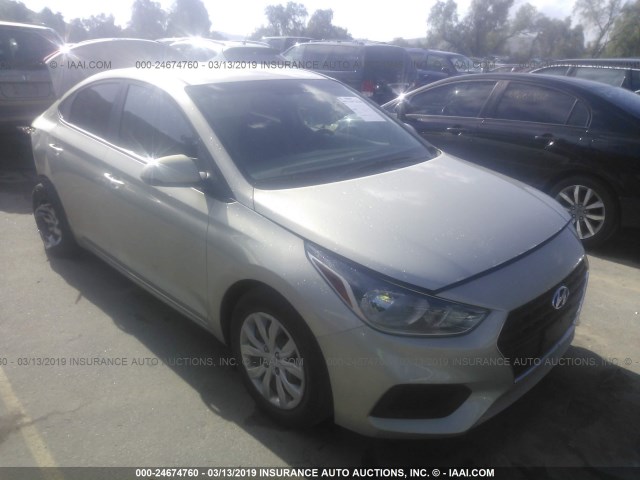 3KPC24A3XJE011541 - 2018 HYUNDAI ACCENT SEL TAN photo 1