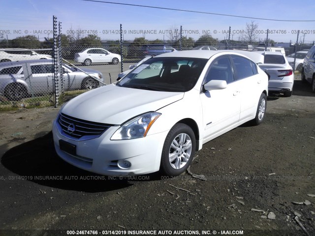 1N4CL2AP7AC114059 - 2010 NISSAN ALTIMA HYBRID WHITE photo 2