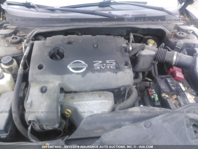 1N4AL11D66N453382 - 2006 NISSAN ALTIMA S/SL GRAY photo 10