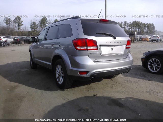 3C4PDCBG5FT540051 - 2015 DODGE JOURNEY SXT GRAY photo 3