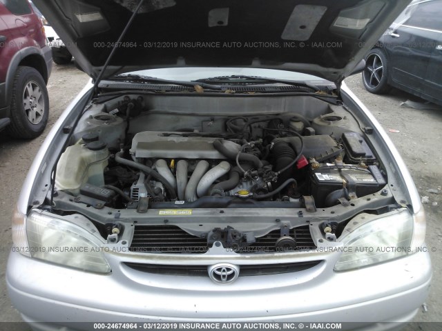 1NXBR12E3XZ251011 - 1999 TOYOTA COROLLA VE/CE/LE 银色 照片 10