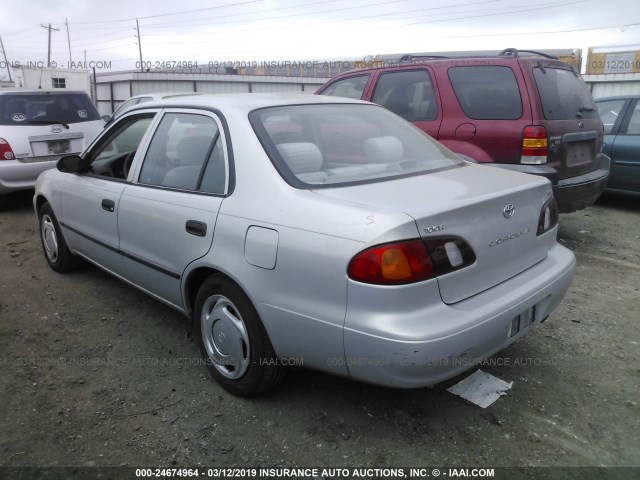 1NXBR12E3XZ251011 - 1999 TOYOTA COROLLA VE/CE/LE 银色 照片 3