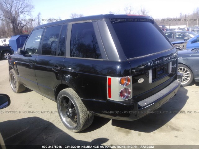 SALMB11453A105045 - 2003 LAND ROVER RANGE ROVER HSE BLACK photo 3