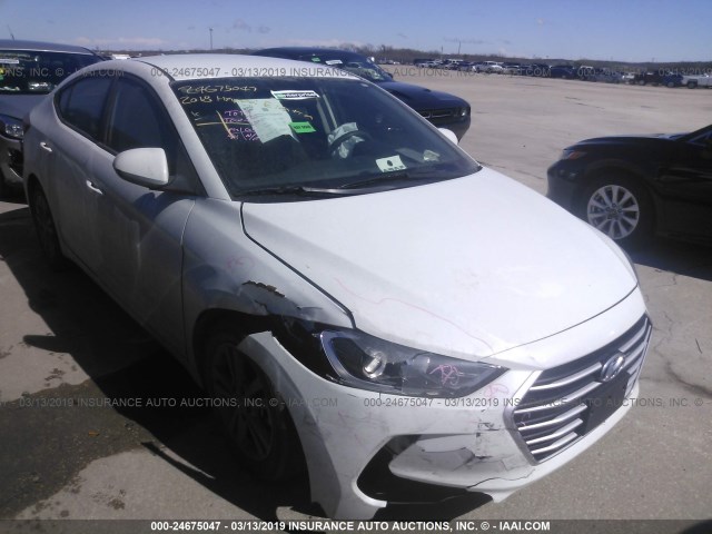 5NPD84LF9JH302943 - 2018 HYUNDAI ELANTRA SEL/VALUE/LIMITED WHITE photo 1