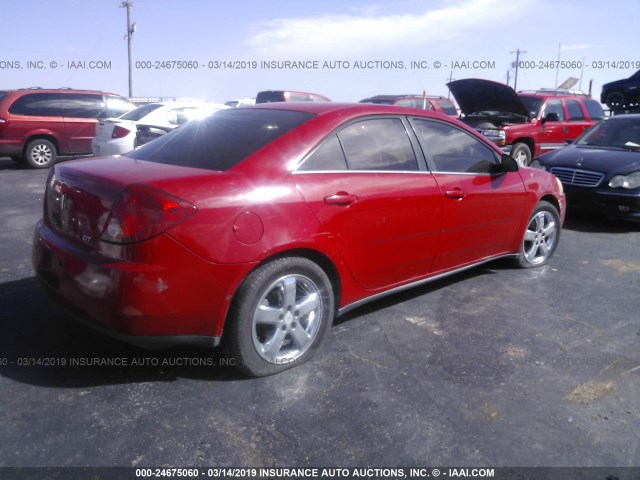 1G2ZH558664186189 - 2006 PONTIAC G6 GT RED photo 4