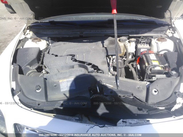 1G1ZC5E19BF320956 - 2011 CHEVROLET MALIBU 1LT 白色 照片 10