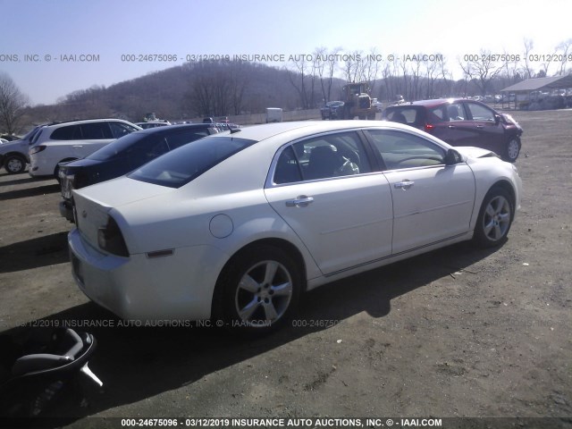 1G1ZC5E19BF320956 - 2011 CHEVROLET MALIBU 1LT 白色 照片 4