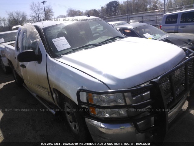 3GCPKSEA1DG266926 - 2013 CHEVROLET SILVERADO K1500 LT WHITE photo 1