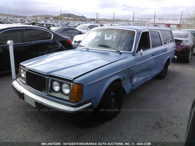 VC24545M1264060 - 1979 VOLVO 245 BLUE photo 2