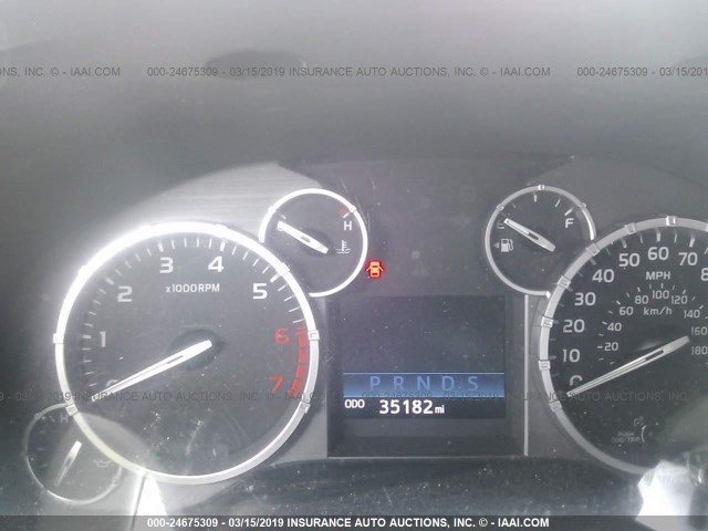 5TFRM5F18HX112511 - 2017 TOYOTA TUNDRA DOUBLE CAB SR/SR5 GRAY photo 7