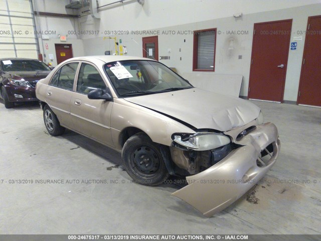 3FAFP13P8YR188434 - 2000 FORD ESCORT TAN photo 1