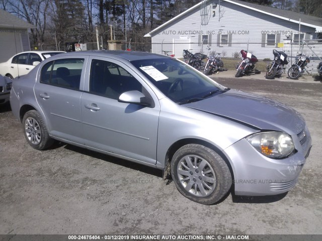 1G1AD5F59A7145094 - 2010 CHEVROLET COBALT 1LT SILVER photo 1