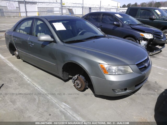 5NPEU46C78H325178 - 2008 HYUNDAI SONATA SE/LIMITED GREEN photo 1